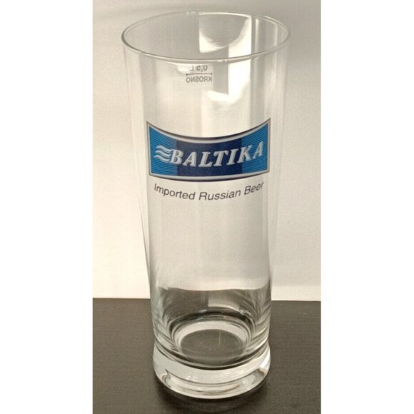 Baltika Imported Russian Beer Glass Pint Glass 0,5L 16oz EUC - Picture 7 of 7